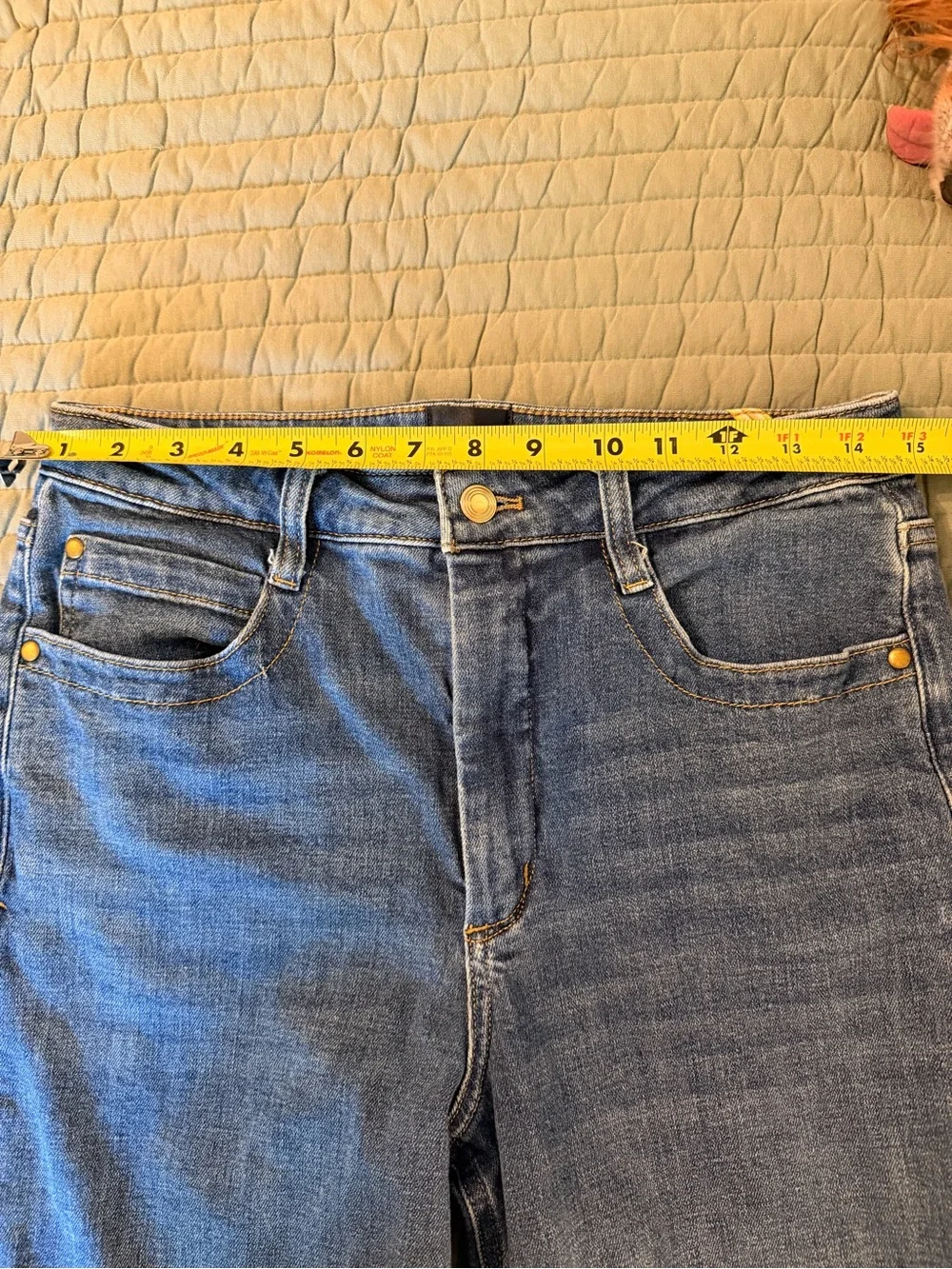 Maeve Wide-Leg Jeans in Medium Blue Denim - Picture 5 of 10